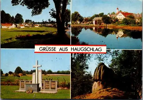 48104 - Niederösterreich - Haugschlag , Mehrbildkarte - gelaufen 1985
