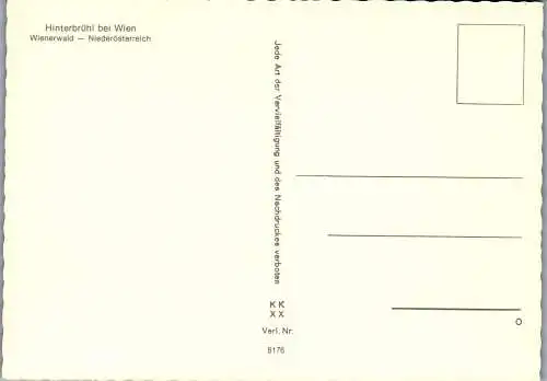 48106 - Niederösterreich - Hinterbrühl , Wienerwald , Panorama - nicht gelaufen