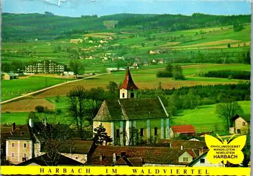 48111 - Niederösterreich - Harbach , Waldviertel , Panorama - gelaufen 1982