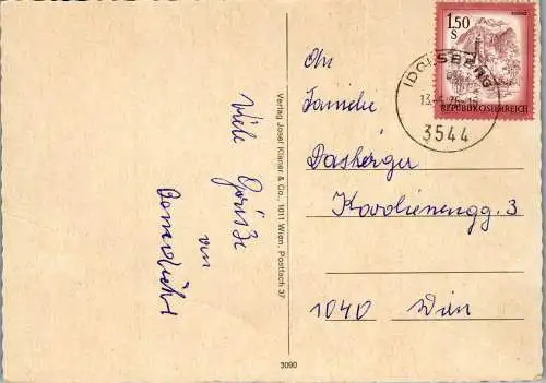 48129 - Niederösterreich - Kamptal , Krumau , Thurnberg Stausee , Wegscheid , Idolsberg , Dobra , Mehrbildkarte