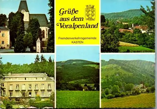 48134 - Niederösterreich - Kasten , Dörfl , Stössing , Fahrafeld , Mehrbildkarte - gelaufen 1982