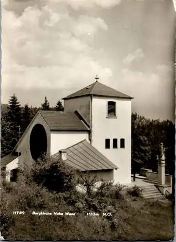 48137 - Niederösterreich - Hohe Wand , Bergkirche - gelaufen 1968