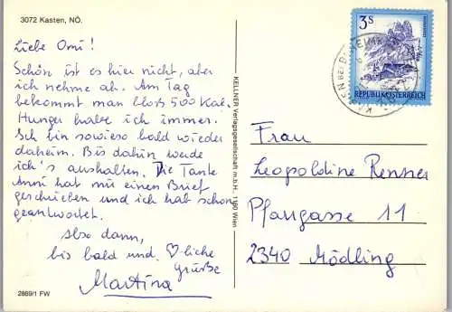 48141 - Niederösterreich - Kasten , Mehrbildkarte - gelaufen