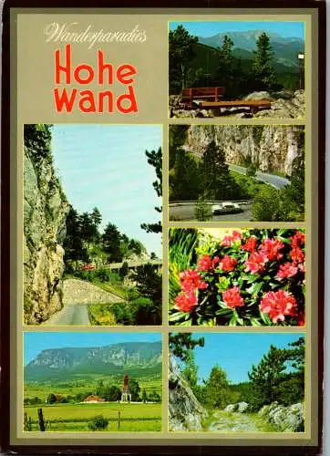 48142 - Niederösterreich - Hohe Wand , Mehrbildkarte - gelaufen 1990