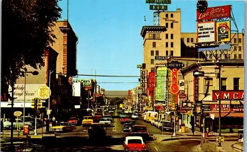 48171 - USA - Albuquerque , Downtown , Looking West on Central Avenue , New Mexico - nicht gelaufen