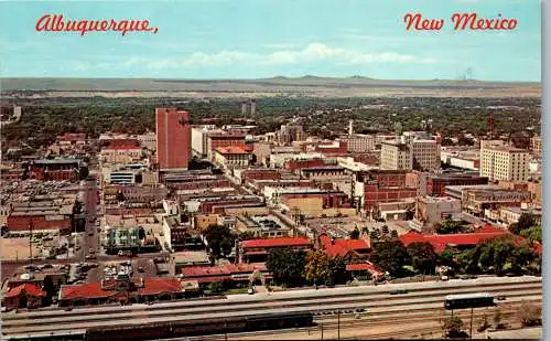 48172 - USA - Albuquerque , Looking West from the Santa Fe Train Station , New Mexico - nicht gelaufen