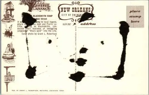 48191 - USA - New Orleans , Lafitte's Blacksmith Shop - nicht gelaufen