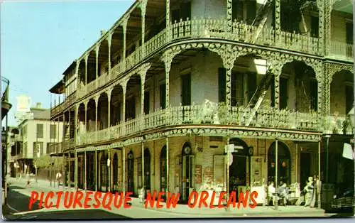 48192 - USA - New Orleans , Picturesque old Royal Street - nicht gelaufen