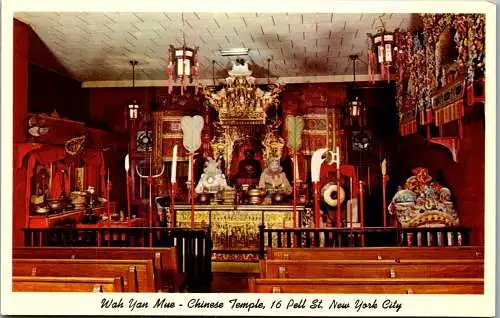 48220 - USA - New York  , Wah Yan Mue , Chinese Temple , 16 Pell St. - nicht gelaufen