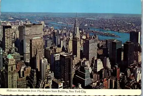 48224 - USA - New York  , Midtown Manhatten from the Empire State Building - nicht gelaufen
