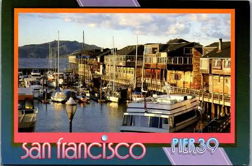 48230 - USA - San Francisco , Pier 39 , Sunset , California - nicht gelaufen