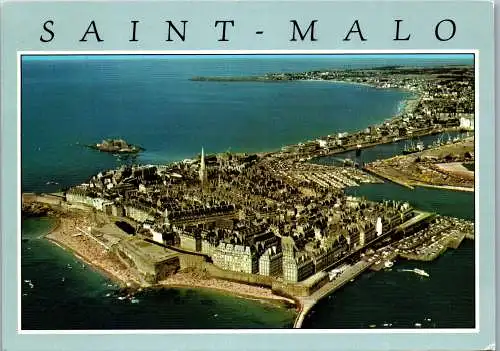48249 - Frankreich - Saint Malo , Vue generale - gelaufen 1991