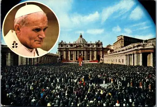 48269 - Italien - Vatikan , Pope Papst Johannes Paul II - gelaufen 1979