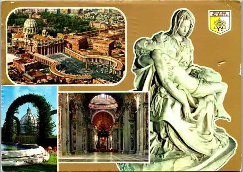 48271 - Italien - Rom , Varikan , Vatican , Mehrbildkarte - gelaufen 1974