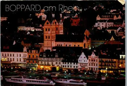 48278 - Deutschland - Boppard , am Rhein - gelaufen 1989