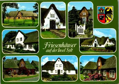 48292 - Deutschland - Sylt , Friesenhäuser , Mehrbildkarte  - gelaufen 1995