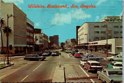 48298 - USA - Los Angeles , Wilshire Boulevard , California - gelaufen 1969