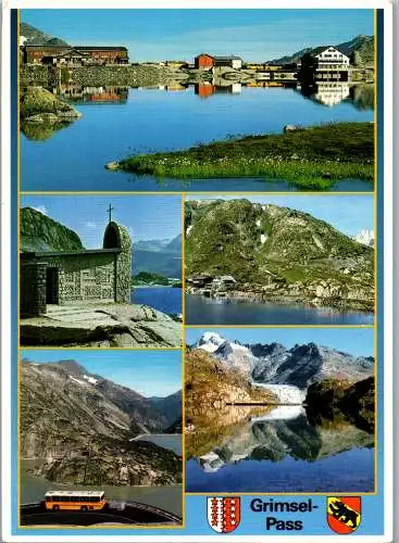 48311 - Schweiz - Grimsel , Grimsel Passhöhe , Grimselpass - gelaufen 1990