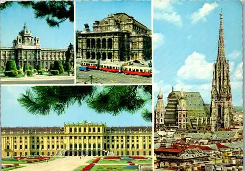 48336 - Wien - Vienna , Mehrbildkarte - gelaufen 1970