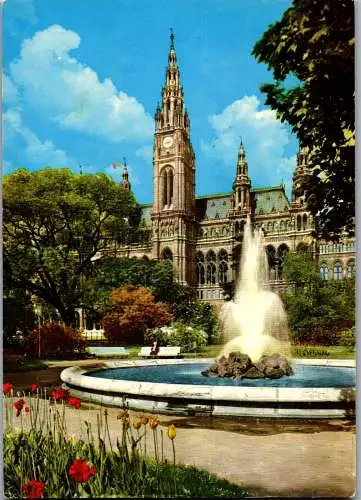 48344 - Wien - Vienna , Rathaus - gelaufen