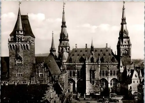 48352 - Deutschland - Bad Aachen , Katschhof mit Rathaus - nicht gelaufen