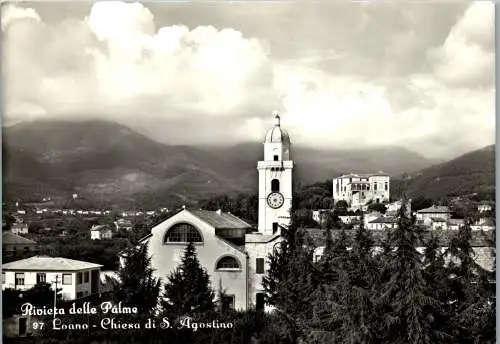 48360 - Italien - Loano , Riviera della Palme , Chiesa di S. Agostino - nicht gelaufen