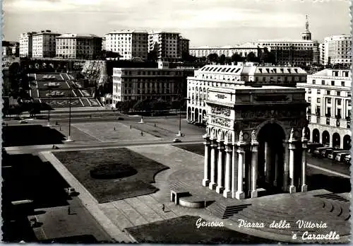 48362 - Italien - Genova , Genua , Piazza della Vittoria - nicht gelaufen
