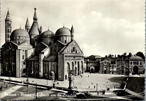 48376 - Italien - Padova , Padua , Piazza del Santo con la Basilica - nicht gelaufen