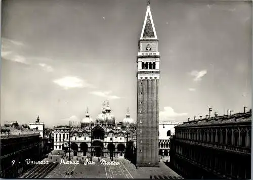 48380 - Italien - Venezia , Venedig , Piazza San Marco - nicht gelaufen
