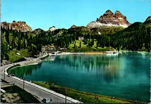 48387 - Italien - Dolomiti , Lago di Misurina , Tre Cime di Lavaredo  - nicht gelaufen