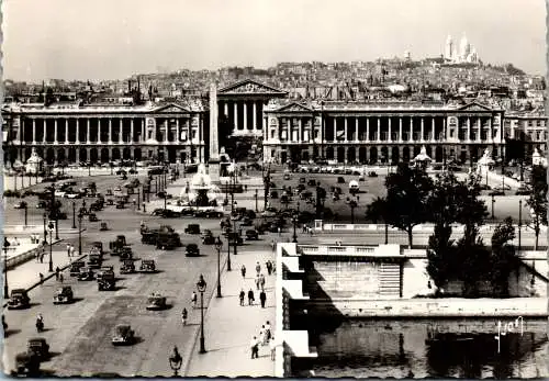 48390 - Frankreich - Paris , Vue generale de la Place de la Concorde et la Butte Montmartre - nicht gelaufen