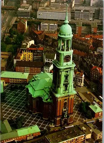 48418 - Deutschland - Hamburg , Hauptkirche St. Michaelis - gelaufen 1991
