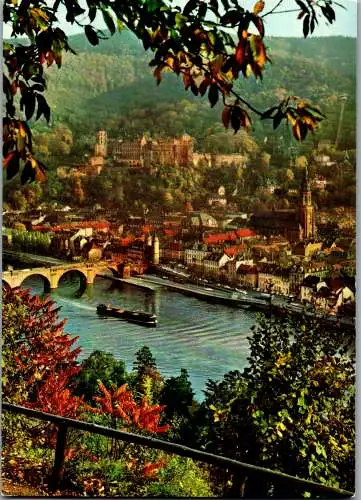 48419 - Deutschland - Heidelberg , vom Philosophenweg - gelaufen 1977