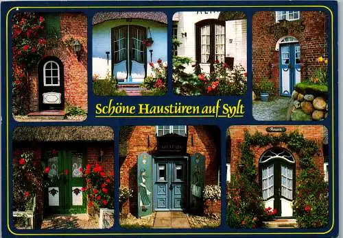 48425 - Deutschland - Sylt , Schöne Haustüren auf Sylt - gelaufen 1992