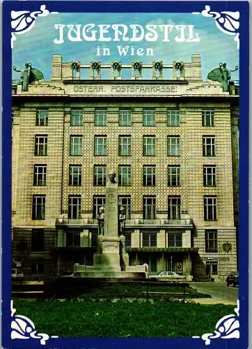 48436 - Wien - Vienna , Postsparkassenamt , Georg Cochplatz 2 , Otto Wagner , Jugendstil - nicht gelaufen