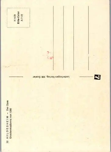 48445 - Deutschland - Hildesheim , Der Dom , Gnadenmadonna - nicht gelaufen