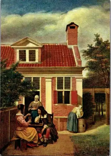 48448 - Pieter de Hoogh - Amsterdam , Het buitenhuis - nicht gelaufen