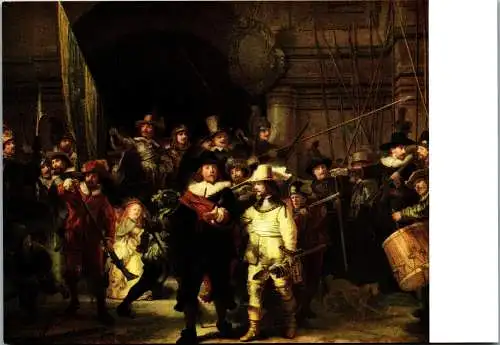 48450 - Rembrandt van Rijn - Amsterdam , De Nachtwacht  - nicht gelaufen