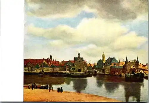 48451 - Johannes Vermeer - Delft , Gezicht op Delft - nicht gelaufen