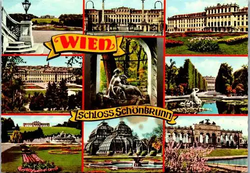 48475 - Wien - Vienna , Schloß Schönbrunn , Mehrbildkarte - gelaufen 1980
