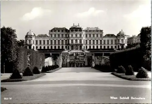 48490 - Wien - Vienna , Schloß Belvedere - nicht gelaufen