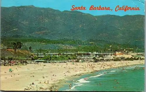 48497 - USA - Santa Barbara , Leadbetter Beach , California - gelaufen 1969