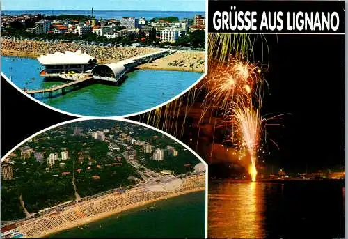 48516 - Italien - Lignano , Mehrbildkarte - gelaufen 1995