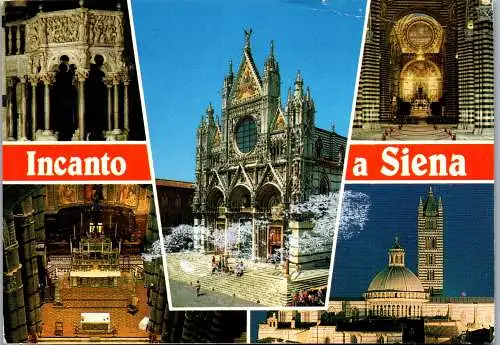 48517 - Italien - Siena , Mehrbildkarte - gelaufen 1996