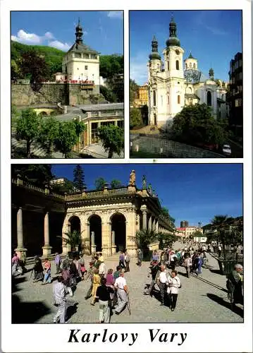 48519 - Tschechische Republik - Karlovy Vary , Karlsbad , Mehrbildkarte - gelaufen 1996