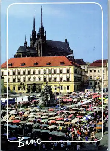 48520 - Tschechische Republik - Brno , Brünn , Zelny Trh - gelaufen 1995