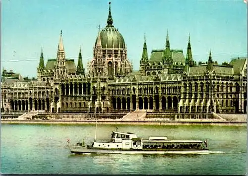 48531 - Ungarn - Budapest , Parlament  - gelaufen 1972