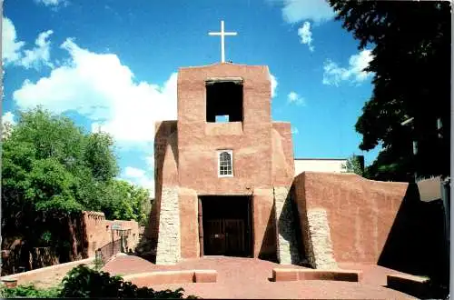 48539 - USA - Santa Fe , San Miguel Mission , New Mexico - gelaufen 1998