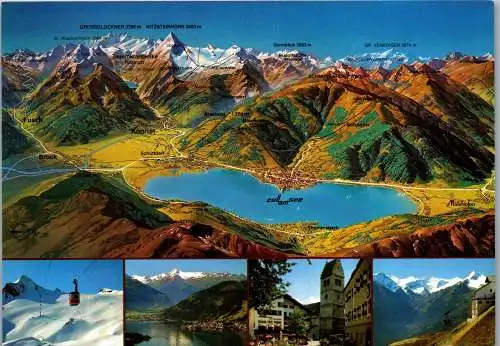 48547 - Salzburg - Zell am See , Hohe Tauern , Gletscherbahn Kaprun , Panorama - gelaufen 2002