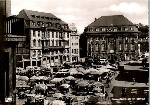 48549 - Deutschland - bonn , Marktplatz mit Rathaus - nicht gelaufen